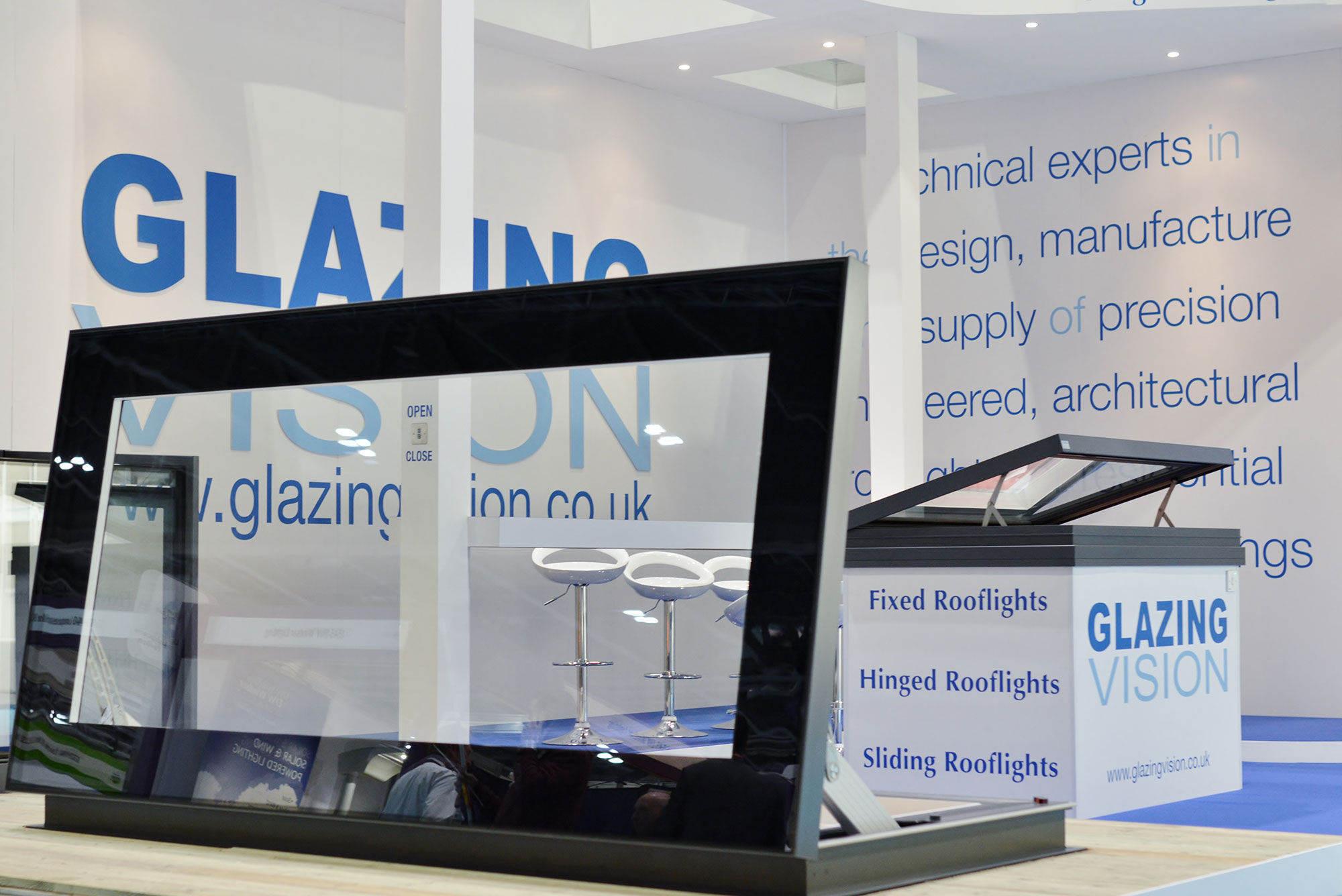 Ecobuild Rooflights on tables